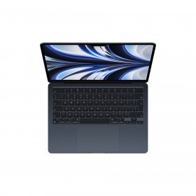 MacBook Air 13" (M2, 8C CPU/10C GPU, 2022), 8 ГБ, 512 ГБ SSD, «полуночный черный»